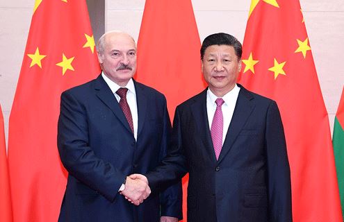 Aleksander Lukashenko, Xi Jinping