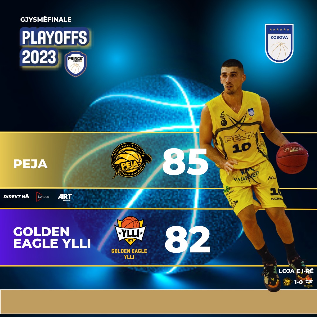 Gjysmëfinalja e parë i takon Pejës, mposht Golden Eagle Yllin