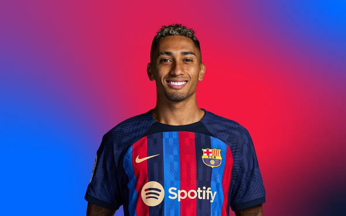 Raphinha në formë te Barcelona (FOTO)