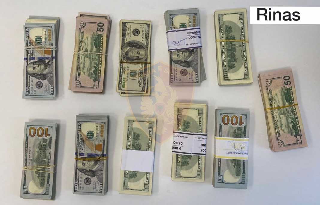 94 mijë dollarë sekuestrohen në Rinas, dy libianë nën hetim