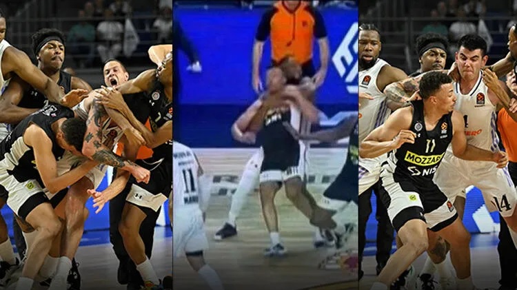 Dhunë në ndeshjen mes Real Madridit dhe Partizanit (VIDEO)