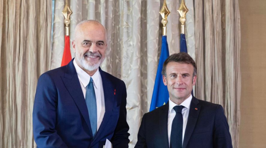 Edi Rama Emmanuel Macron
