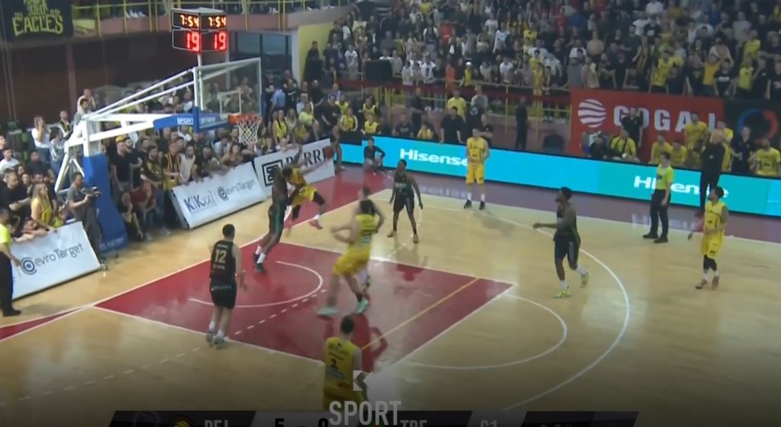 Jalen Tate me shënim fantastik ndaj Trepçës (VIDEO)