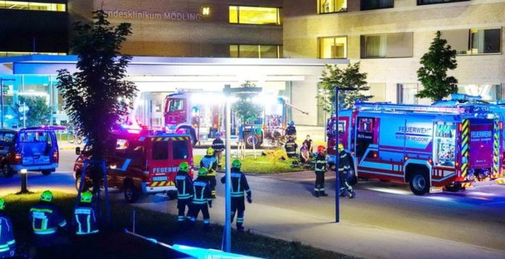 zjarri spitali Vjenë