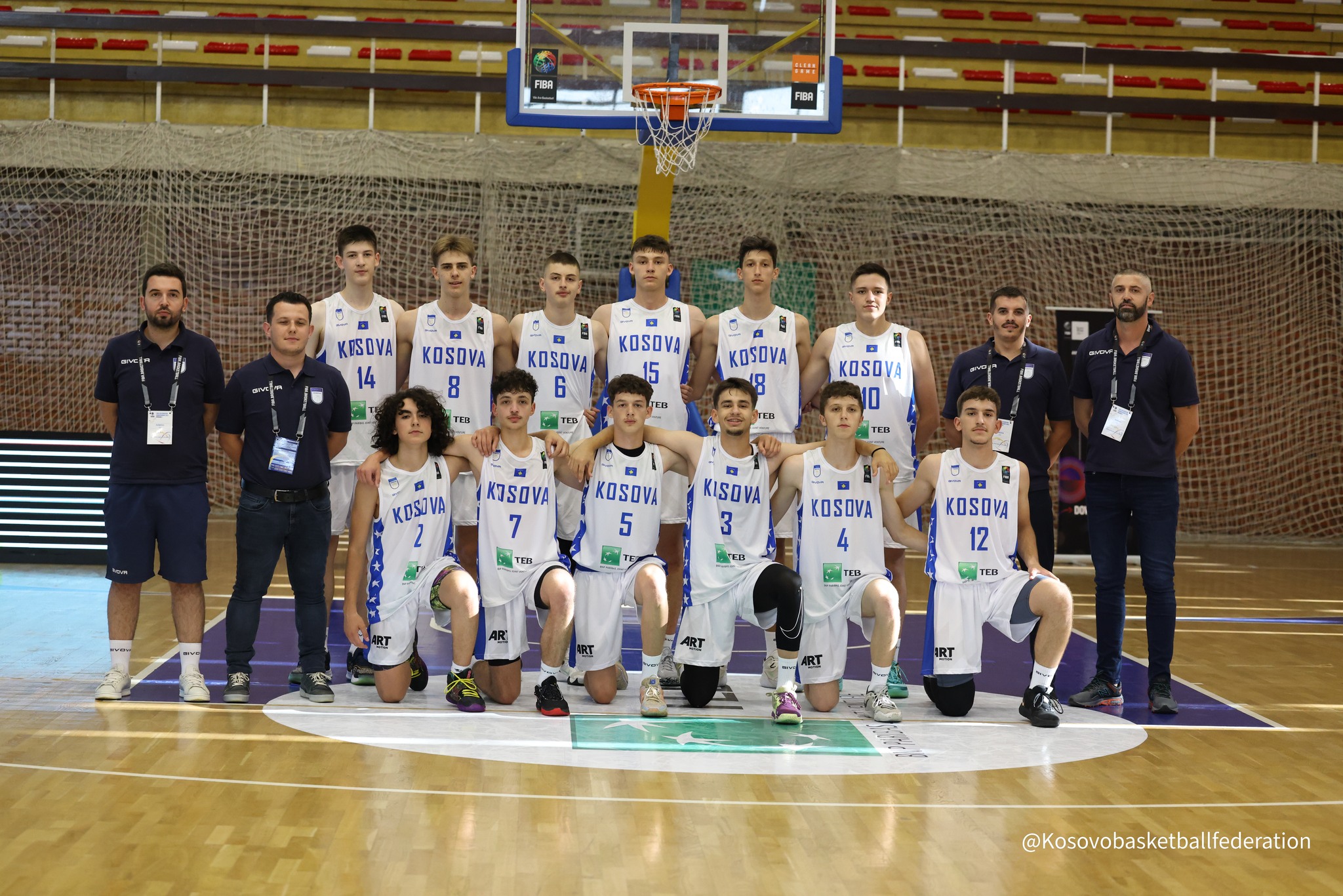 Kosova U16 - Gjibraltari U16 në basket, direkt në Artmotion
