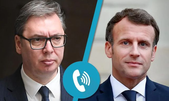 Macron tregon se çka bisedoi me Vuçiqin në telefon