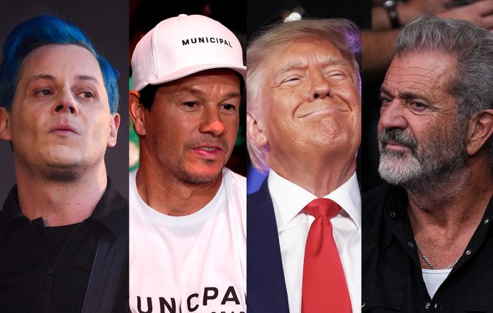Jack White kritikon Mark Wahlbergun e Mel Gibsonin që takuan Trumpin