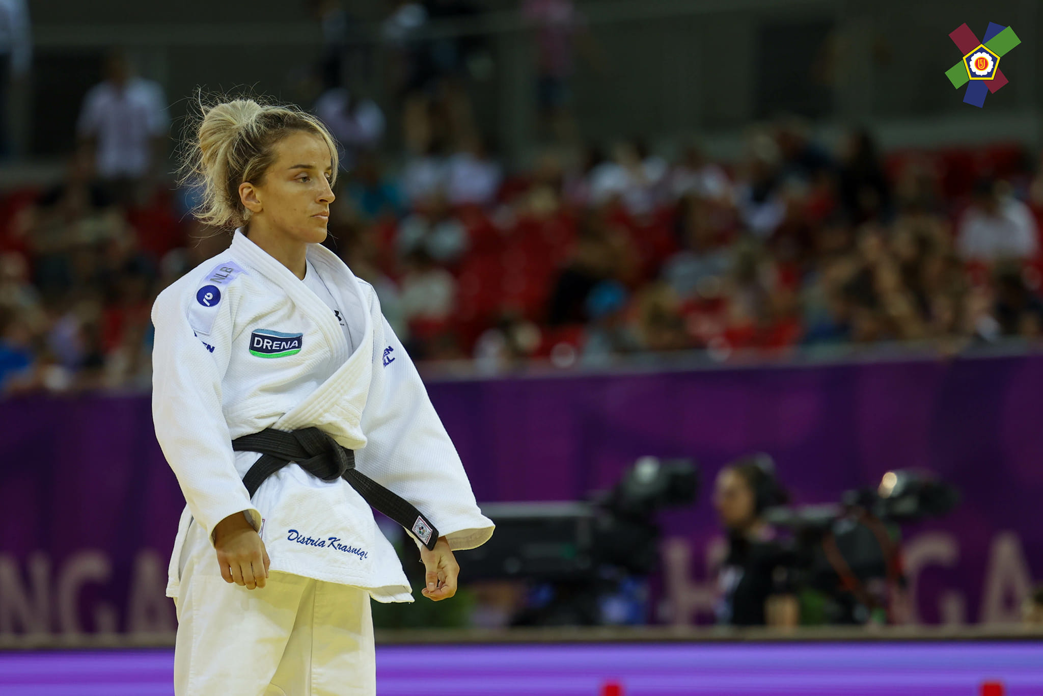 Distria Krasniqi e argjendtë në Budapest dhe me shumë pikë olimpike