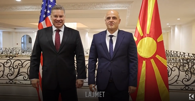 Emisari amerikan Escobar falënderon Shkupin për Ohrin (VIDEO)