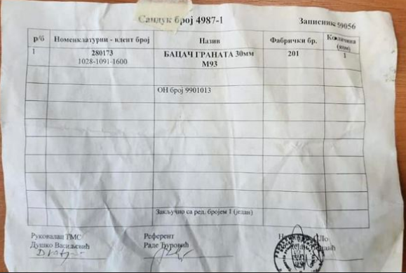 Sveçla publikon dokumentin, dëshmi e radhës se Serbia e mbështeti grupin terrorist politikisht, financiarisht e logjistikisht