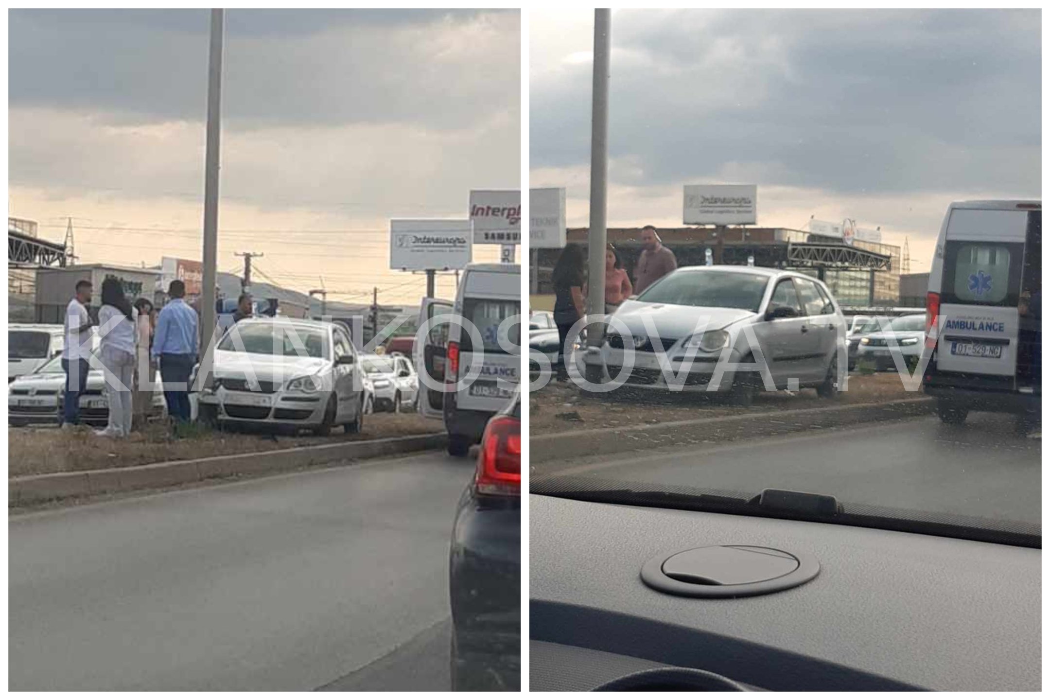 Aksident trafiku në magjistralen Fushë Kosovë-Prishtinë
