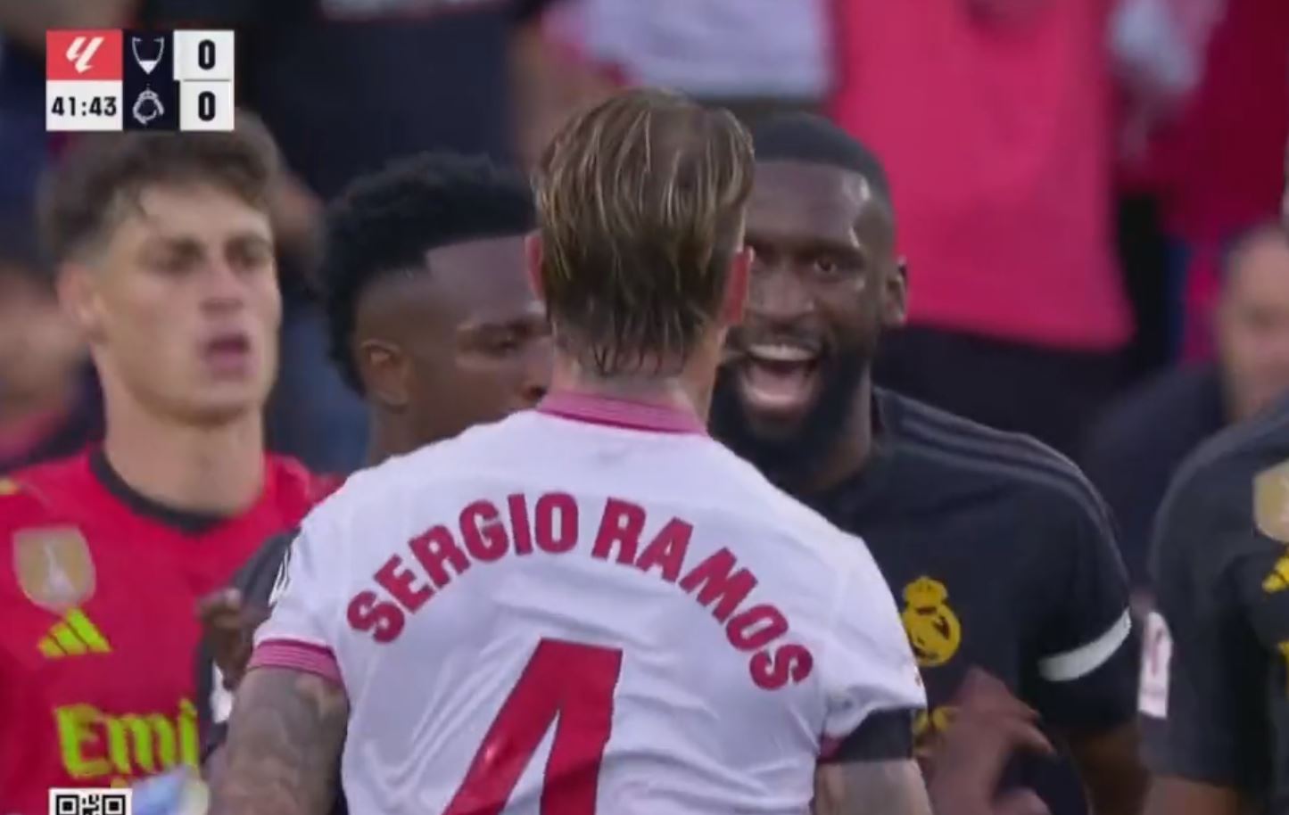 Përplasen Ramos dhe Rudiger (VIDEO)