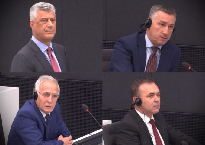 Në Hagë vazhdon seanca gjyqësore ndaj Thaçit dhe të tjerëve