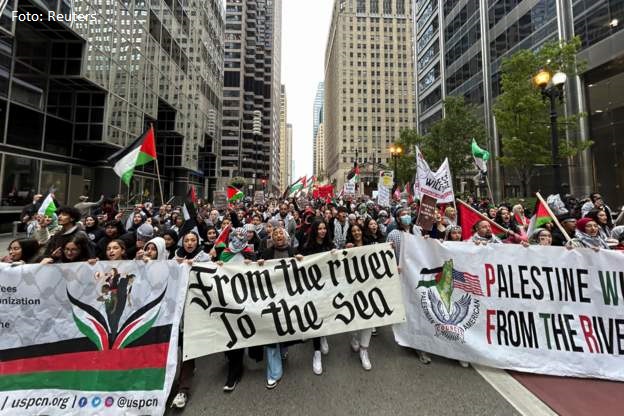 protesta pro palestine