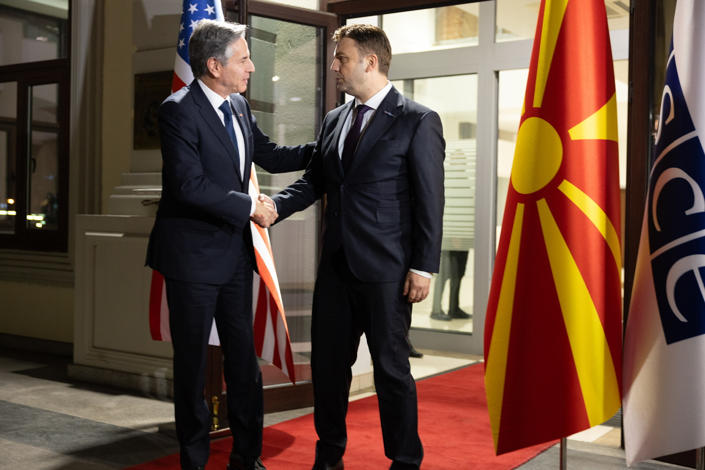 Blinken mirënjohës ndaj Osmanit që udhëhoqi takimin e këshillit të Ministrave të Jashtëm të OSBE-së