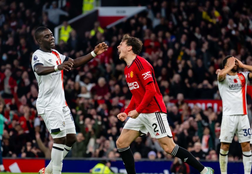 Unitedi mezi fiton ndaj Lutonit