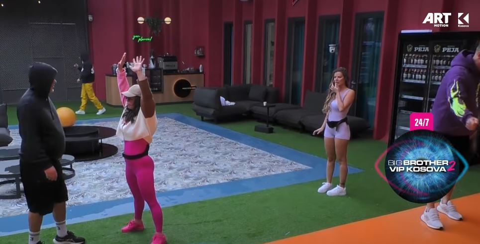 Linda, Buci dhe Santiana vazhdojnë të bëjnë aktivitete fizike, s’mungojnë as momentet qesharake (VIDEO)