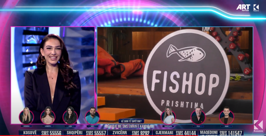 "Fishop" shtron darkë për banorët e Big Brother VIP Kosova 2 (VIDEO)
