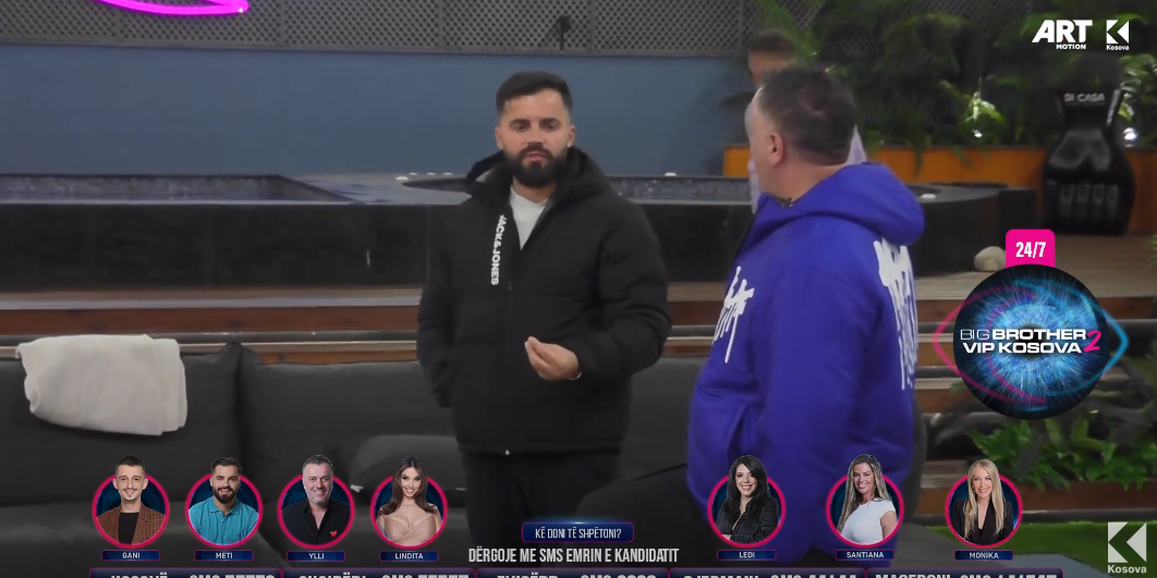 "14 vjet nuk e kom pa motrën tem", Meti nervozohet fort me Ganinë (VIDEO)