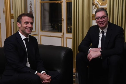 Sonte takimi i madh Macron-Vuçiq, Franca e qartë me Serbinë për Kosovën (VIDEO)