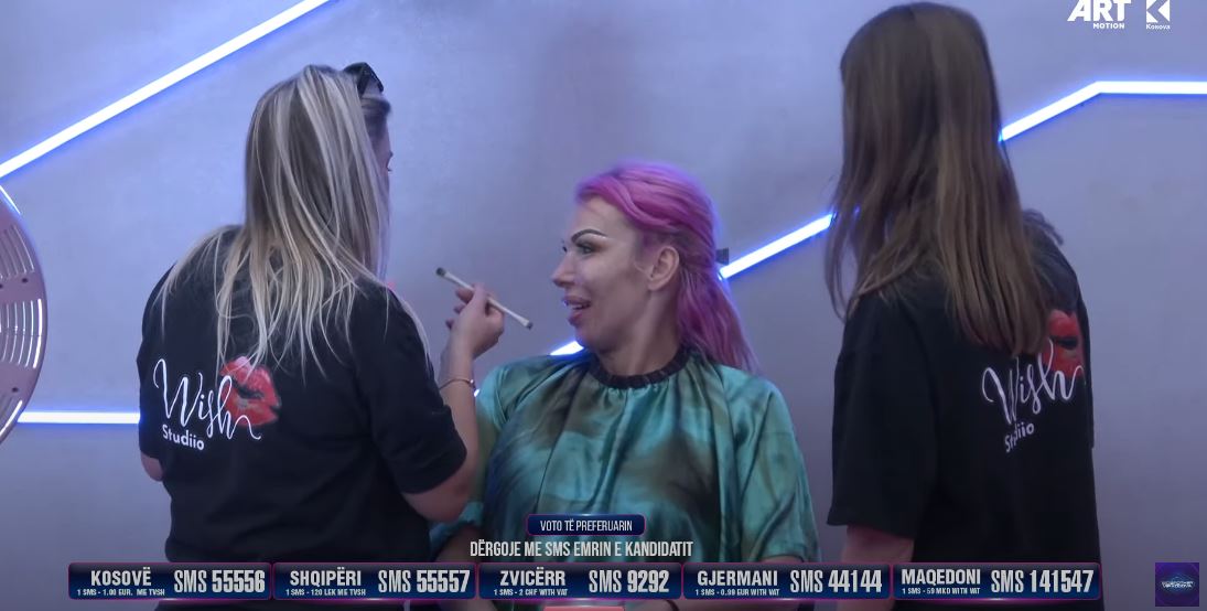 "Wish Studio" përkujdeset për grimin dhe flokët e vajzave në natën e sotme 'Prime' (VIDEO)