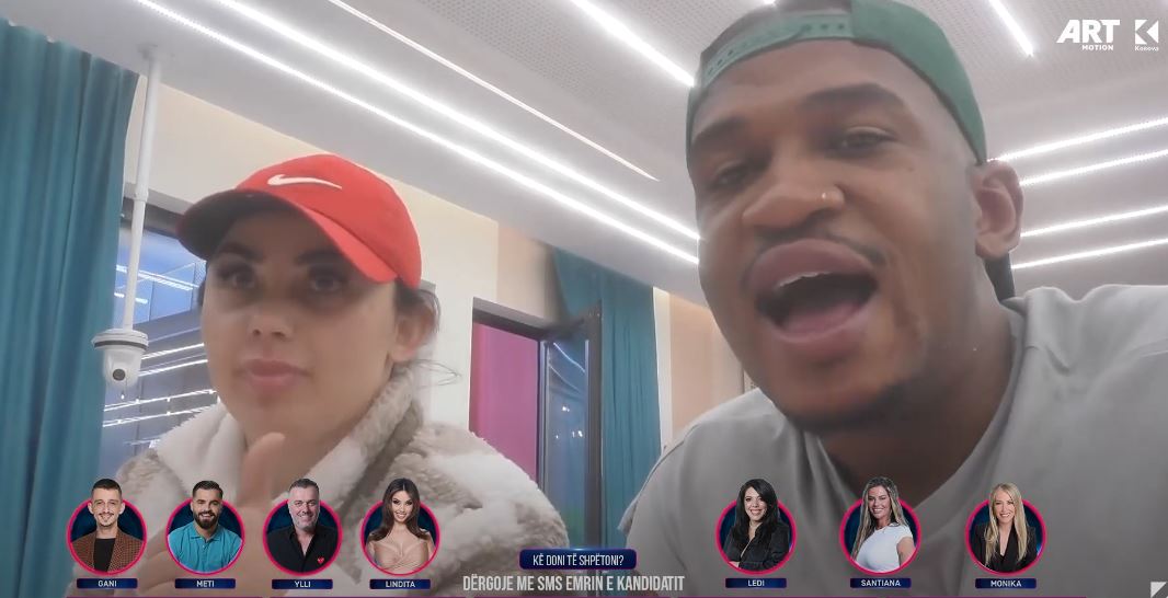 Linda afrohet me Domenikun, së bashku ia thonë edhe këngës (VIDEO)