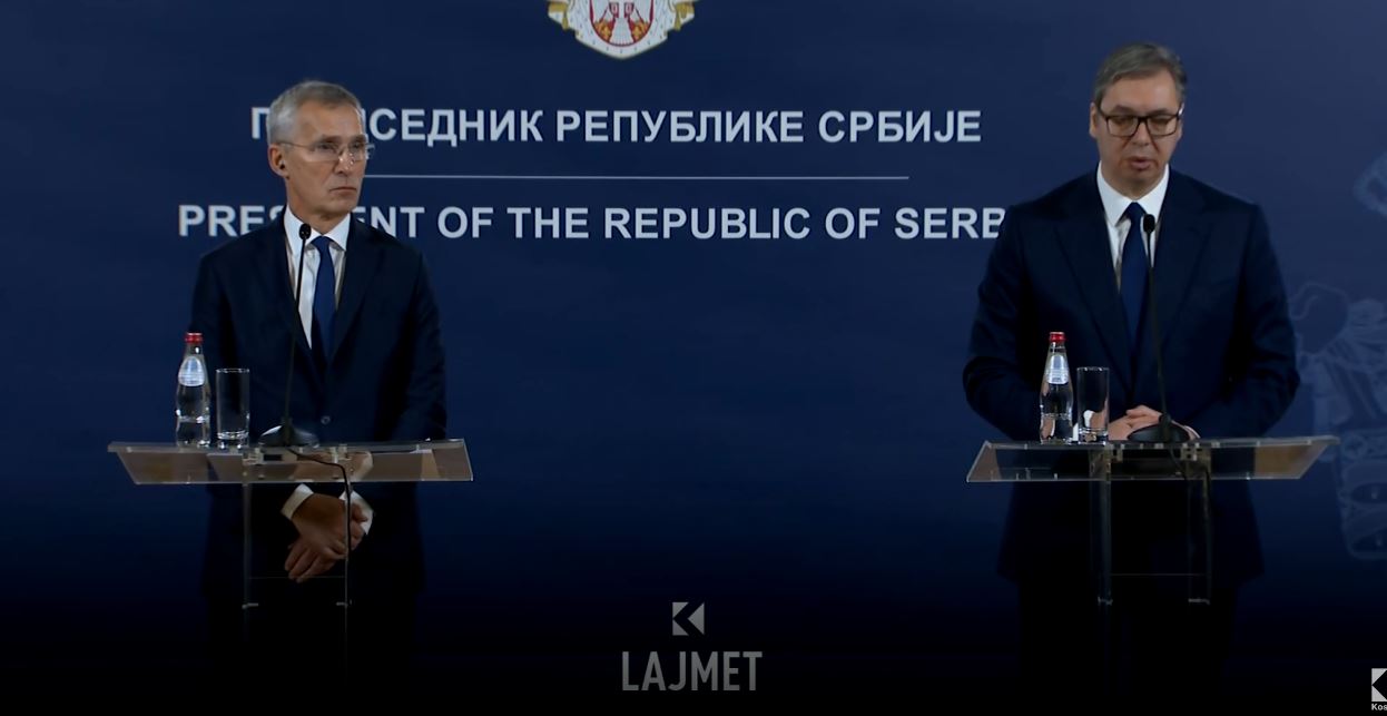 Stoltenbergu, Vuçiqit: Të gjykohen autorët e Banjskës (VIDEO)