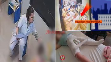 Publikohen pamje tjera ku edukatorja rrah barbarisht trevjeçaren në Tiranë derisa i thyen këmbën (VIDEO)