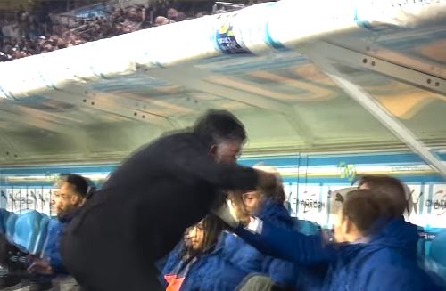 Futbollisti i shpëton "dajakut" të Gattusos (VIDEO)