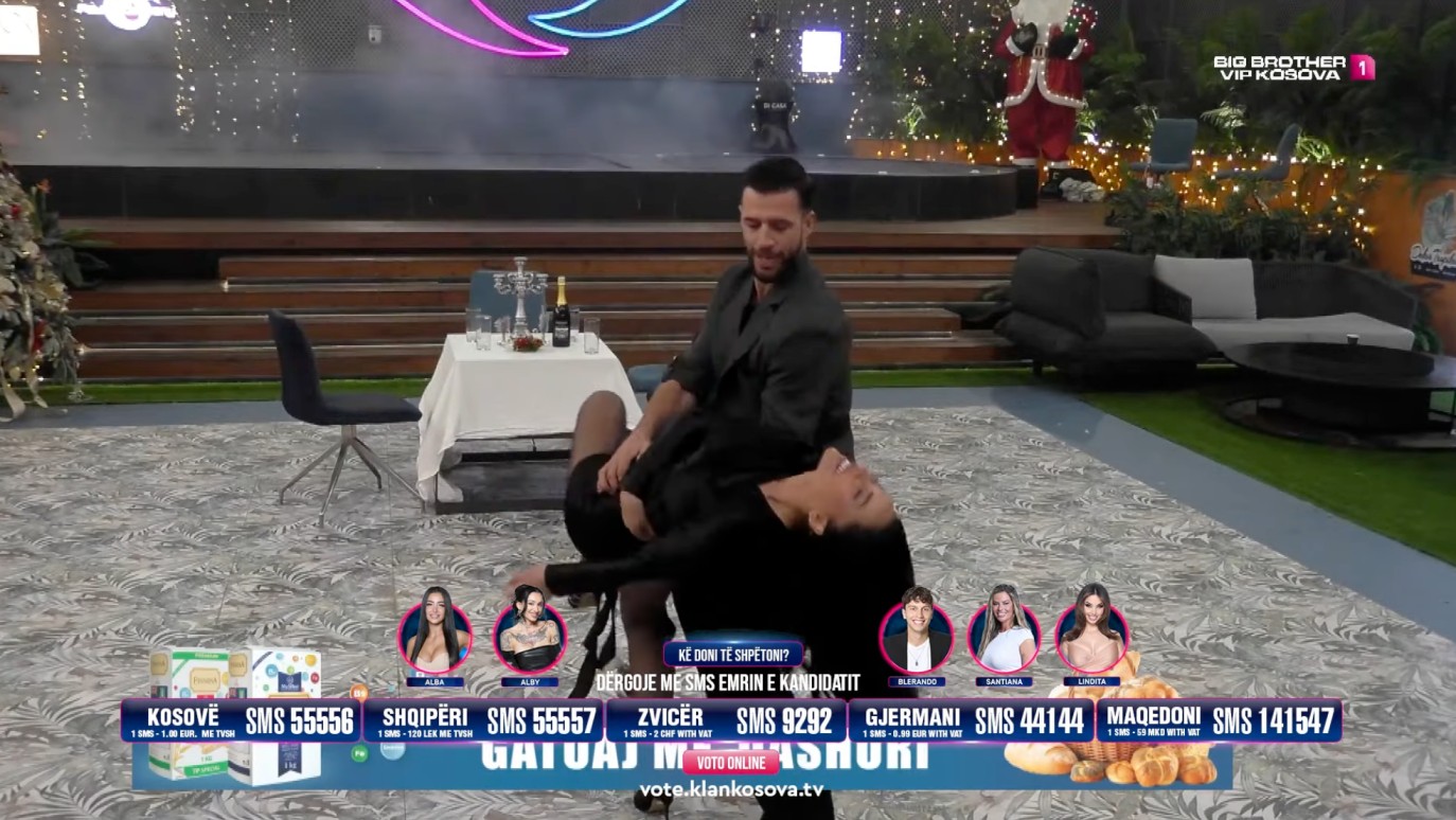 Lumbardhi dhe Kaderi sjellin për ju një vallëzim sensual mes tyre (VIDEO)