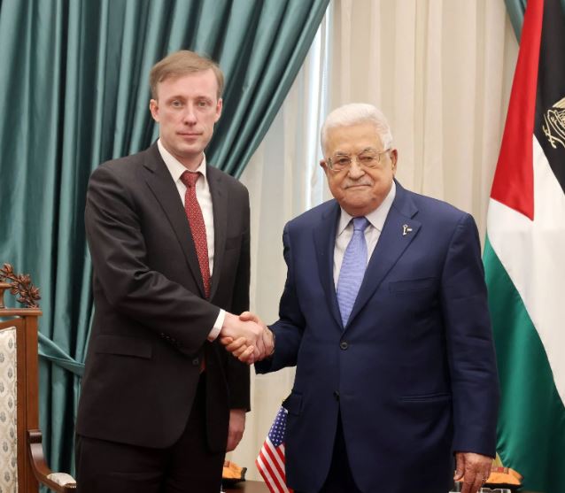 Sullivan drejtuar presidentit palestinez: ShBA ende dëshiron zgjidhje me dy shtete