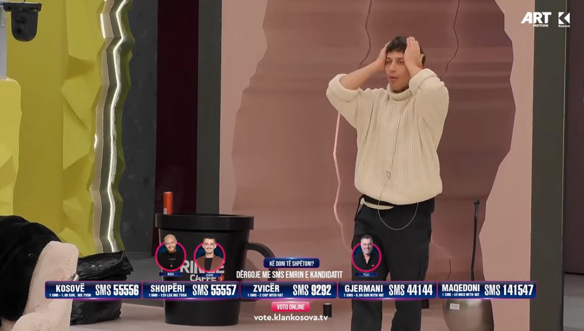 "Kuku nëna ime", Blerando përfshihet në debat me Shqipen, duke kërcyer (VIDEO)