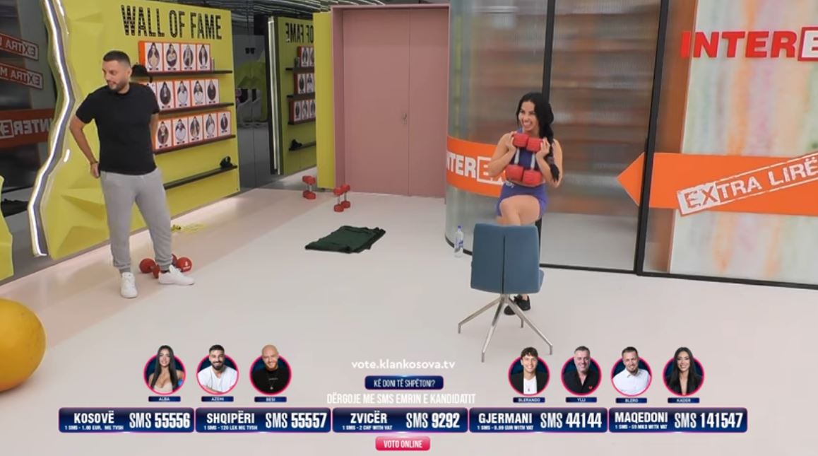 Banorët merren me aktivitete fizike brenda shtëpisë (VIDEO)