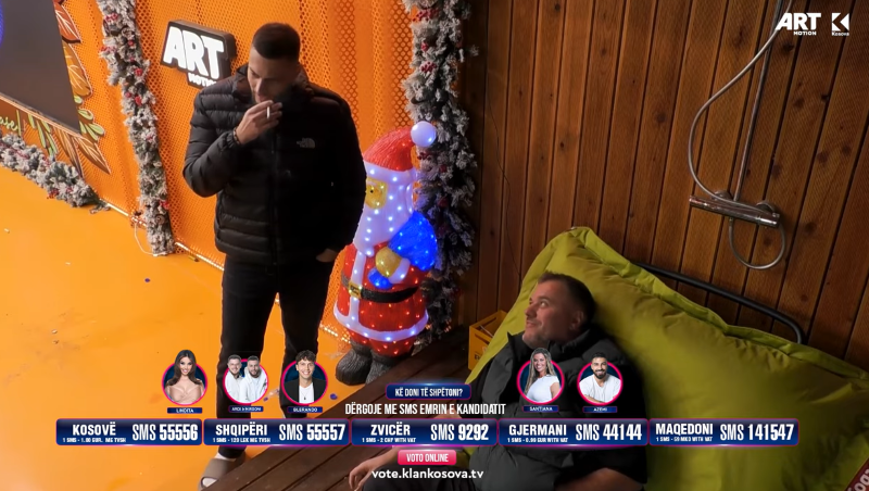 "Mos të shoh mërzitshëm", Mirdoni ngacmon Bucin për Santianën (VIDEO)