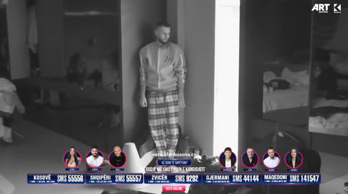 Mirdoni fshihet pas derës, frikëson keq Shqipën (VIDEO)