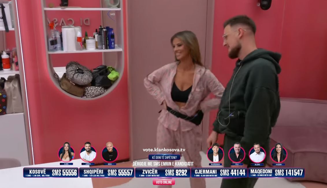 "Me kë do të flesh sonte", ishte pyetja e Santianës për Ardin (VIDEO)