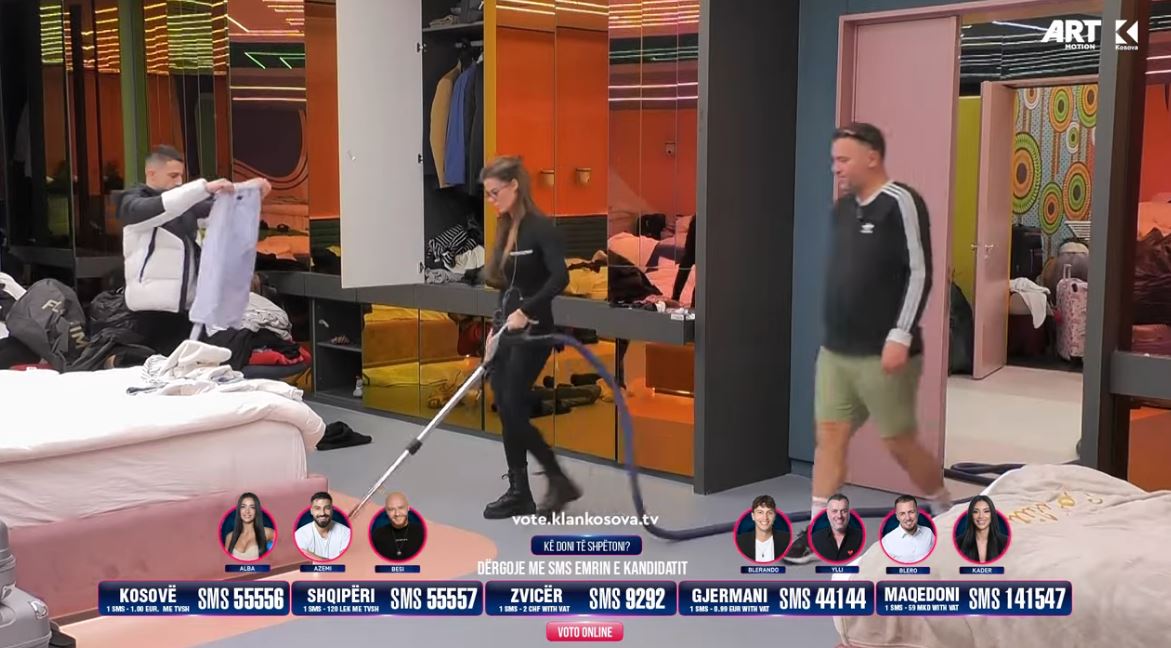 Banorët pastrojn dhomën e gjumit (VIDEO)