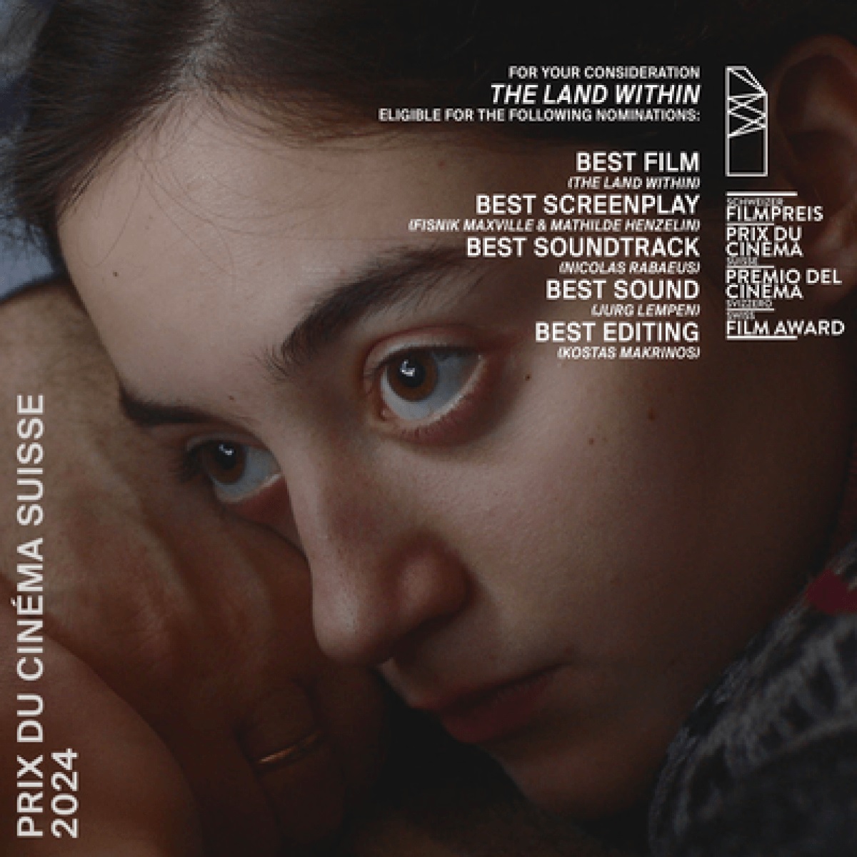 “The Land Within” kualifikohet për nominim në 5 kategori të Çmimeve të Filmit Zviceran