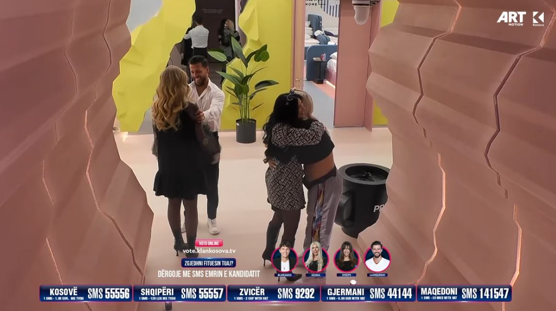 Monika dhe Brikenda hyjnë përsëri në shtëpi, përqafime të shumta nga finalistët (VIDEO)