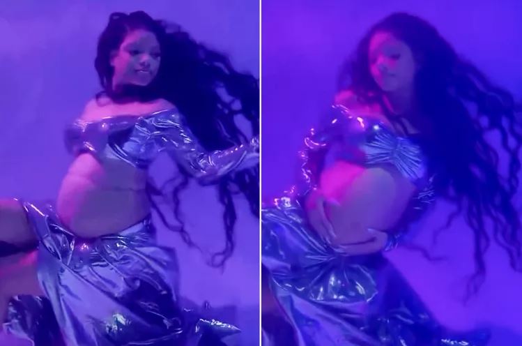 Halle Bailey e shfaq një video interesante derisa ishte shtatzënë