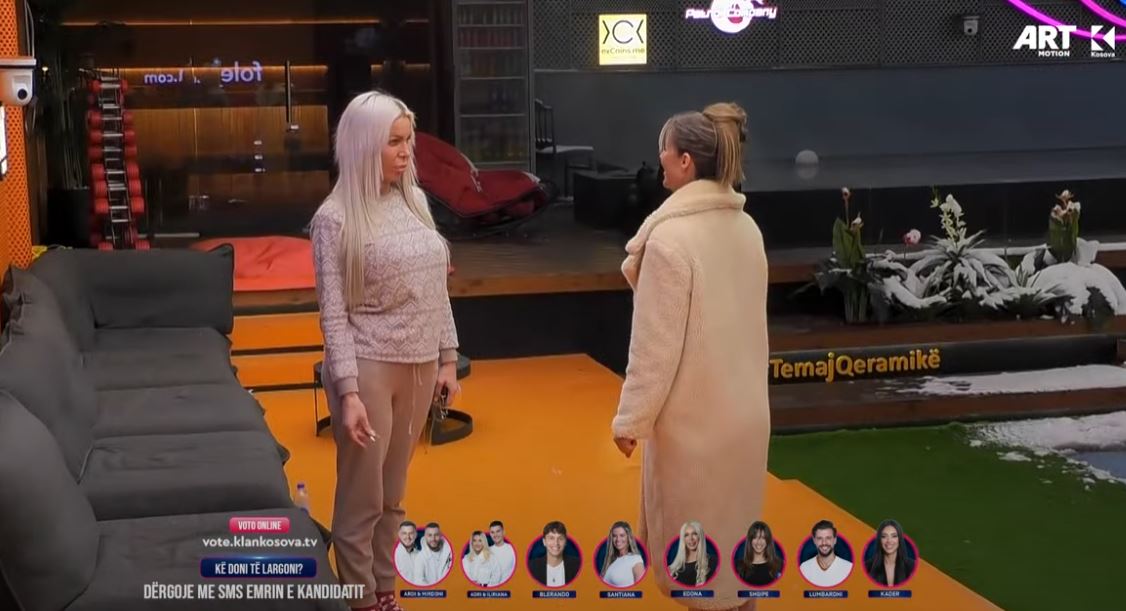 “Vëllai i Madh” iu lëshon muzikë Santianës e Edonës, por më pas i ngrinë (VIDEO)