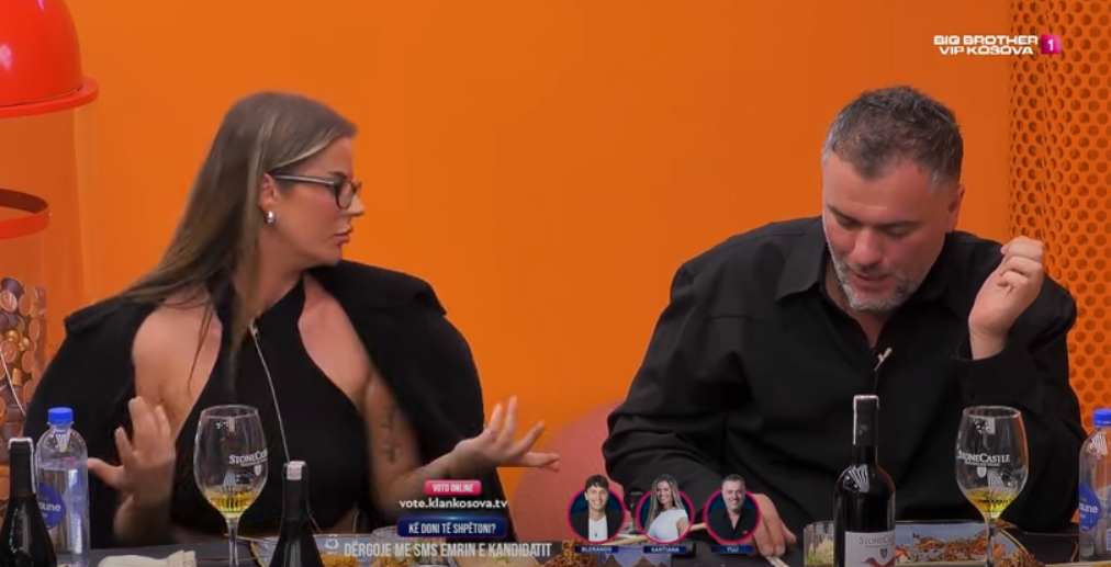 Santiana e thotë troç se reagimi i Bucit ndaj saj "ishte me motive xhelozie pas kërcimit me Blerandon" (VIDEO)