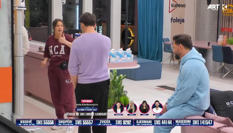 "Boll më", Shqipja acarohet me Blerandon dhe Lumbardhin (VIDEO)