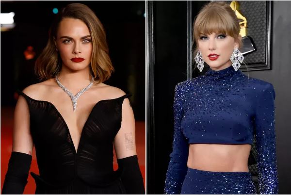 Cara Delevingne i bashkohet Taylor Swift për të mbështetur Travis Kelce në ndeshjen e tij