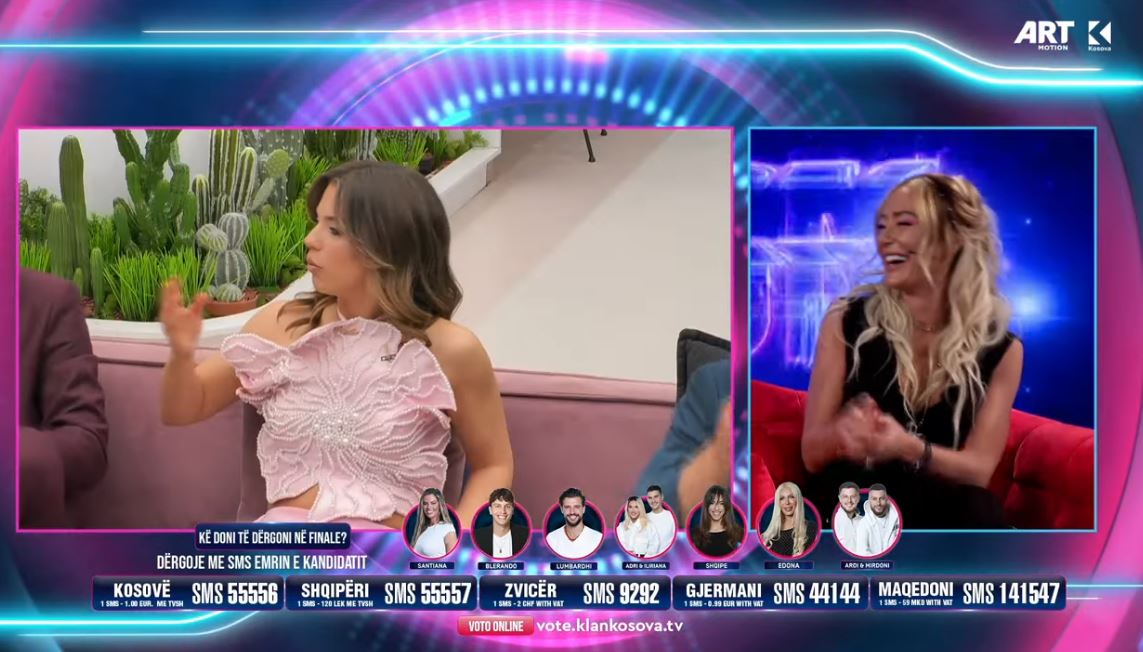 Anita e mbështet Shqipen për fjalën "ngeci karkaleci" (VIDEO)