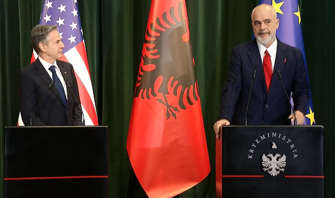 Rama me Blinken: Apelojmë autoritetet në Kosovë të mos bëjnë asnjë hap pa koordinim me aleatët