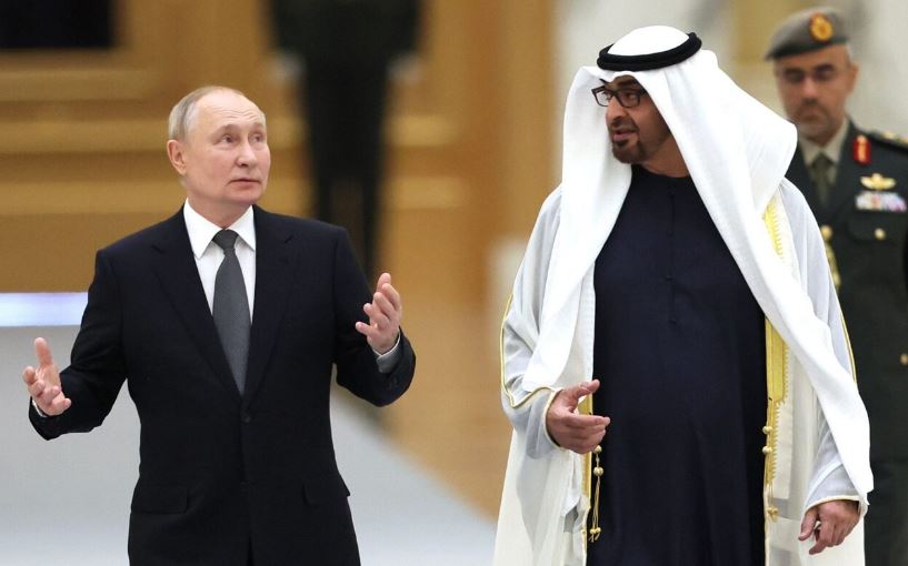 Putini dhe presidenti i Emirateve të Bashkuara Arabe zotohen të zhvillojnë më tej marrëdhëniet 
