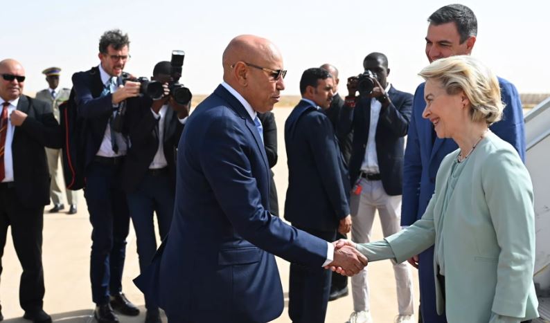 Von Der Leyen zotohet të arrijë një marrëveshje migracioni prej 210 milionë eurosh me Mauritaninë