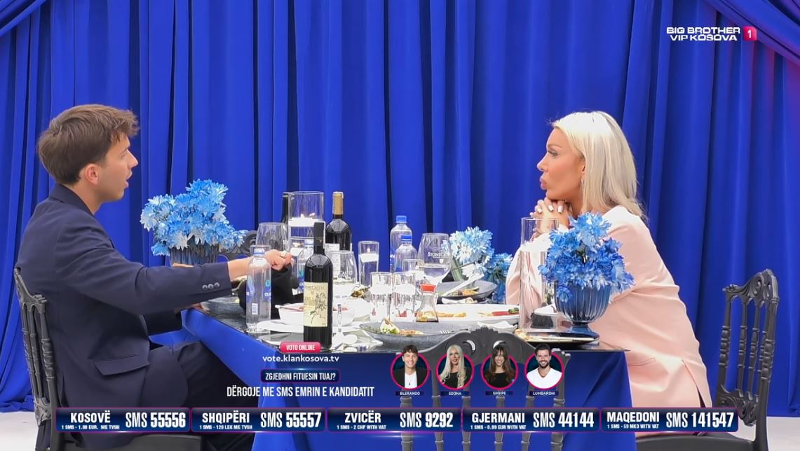 Edona dhe Blerando vazhdojnë darkën, diskutojnë në qetësi (VIDEO)