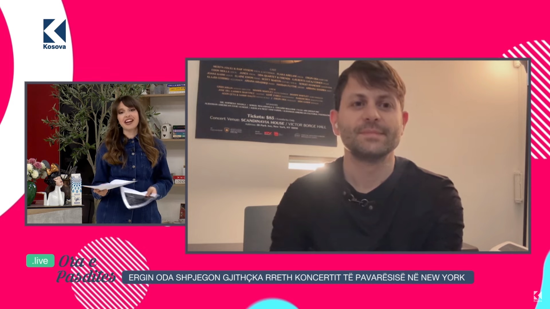 Ergin Oda shpalos detaje nga koncerti i Pavarësisë së Kosovës në ShBA (VIDEO)